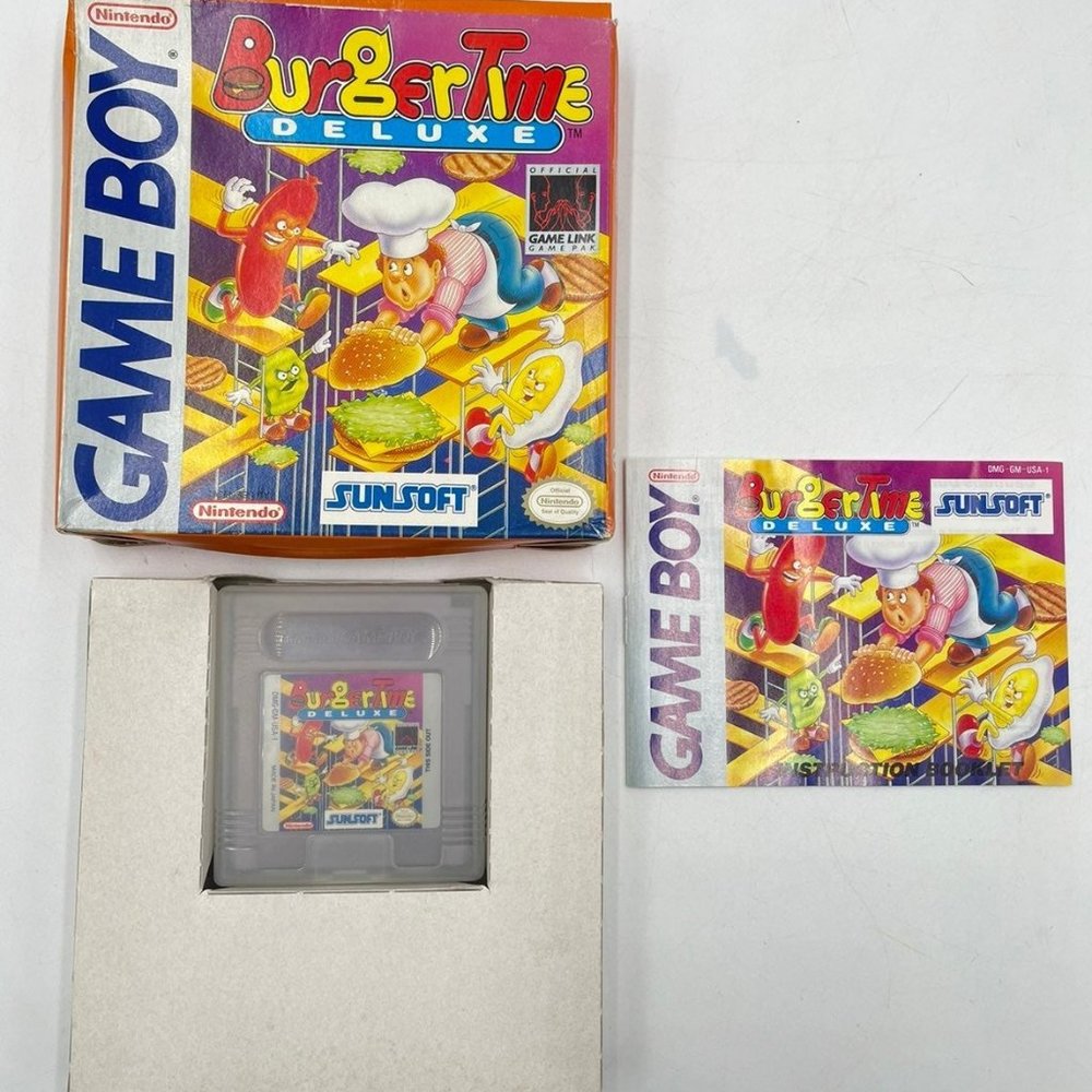 Burger time deluxe for nintendo game boy